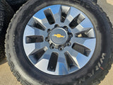 20" Chevy Silverado GMC Sierra AT4 2500 3500 OEM 5960 5947 wheels rims NEW Texas Truck Tire