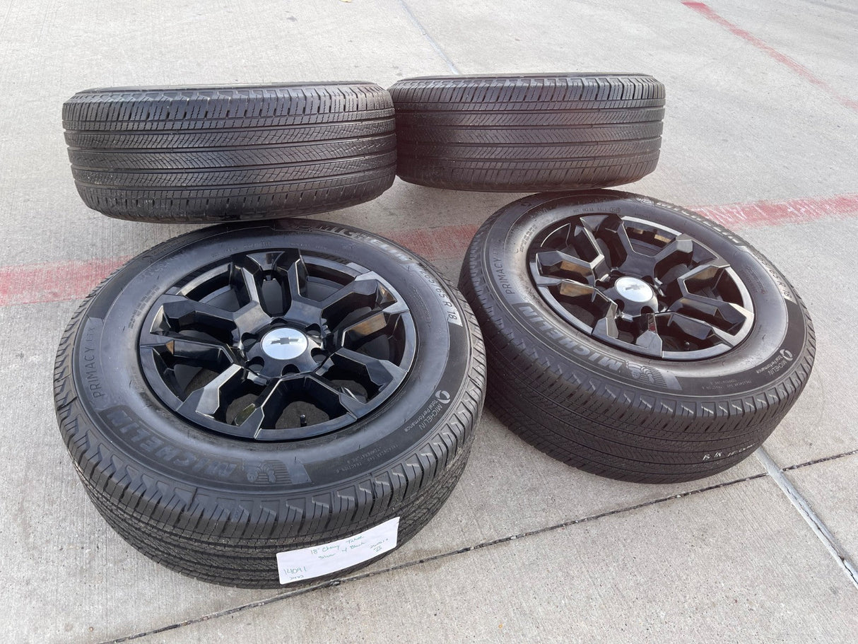 18" Chevy Silverado Suburban Tahoe OEM 14091 wheels rims GMC MICHELIN Texas Truck Tire