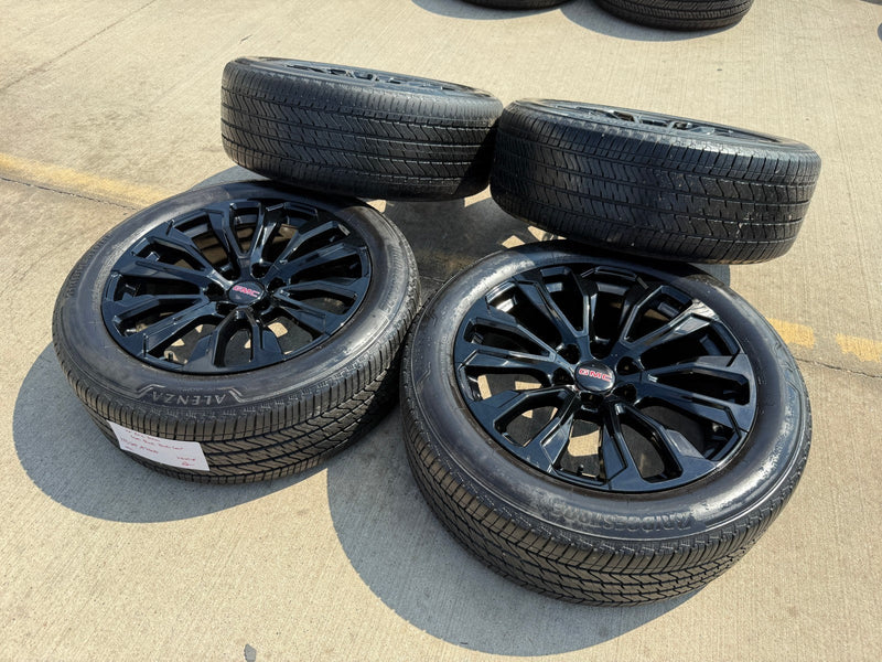 22" GMC Yukon Sierra DENALI OEM wheels rims 14025 97000 tires Texas Truck Tire
