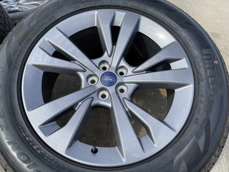 20" Ford Explorer Limited OEM rims wheels 10267 Aviator 2025 2026 NEW PIRELLI Texas Truck Tire