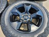 20" Ram 1500 OEM LIMITED Laramie wheels rims black 2675 2722 Texas Truck Tire