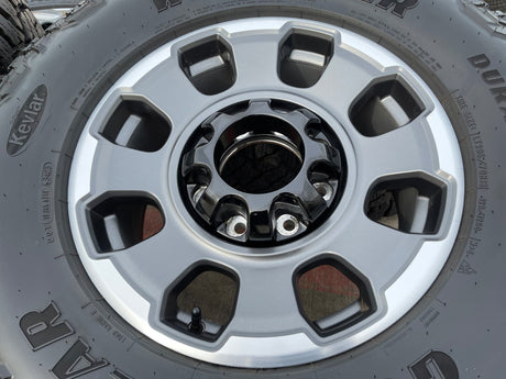 18" Ford F-250 F-350 OEM TREMOR rims wheels 10482 tires 35" DURATRAC R/T Texas Truck Tire
