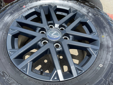 18" Lexus GX550 LX600 Toyota Tundra TRD OEM wheels rims 75281 Sequoia 2026 NEW Texas Truck Tire