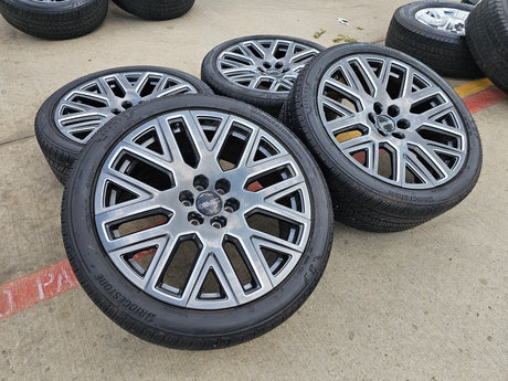 24" GMC Yukon Sierra DENALI OEM wheels rims 2022 2023 2024 2025 2026 NEW Texas Truck Tire