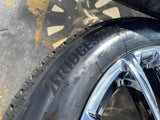 22" GMC Yukon Sierra Escalade OEM 95027 4875 wheels rims CHROME 2025 2026 NEW Texas Truck Tire