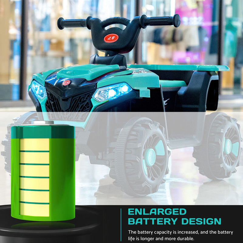 6V Electric ATV Quad Kids Ride-on Car Battery Powered 4-Wheel Motorcycle