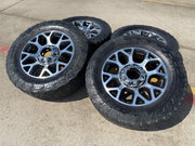 20" Ford F-250 F-350 OEM Lariat wheels rims 10292 10293 tires TOYO A/T Texas Truck Tire