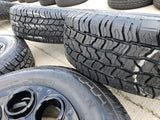 20" Ford F-250 F-350 OEM black TREMOR wheels rims 10299 10484 A/T2 tires NEW Texas Truck Tire
