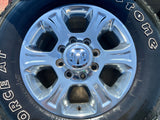 18" Ram 2500 3500 Laramie Power Wagon OEM wheels rims 2692 FIRESTONE A/T Texas Truck Tire