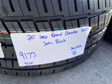 20" Jeep Grand Cherokee SRT Trackhawk OEM 9173 wheels rims tires GENERAL NEW Texas Truck Tire