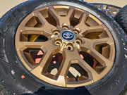 20" Toyota Tundra TSS TRD OEM rims 95359 75277 Sequoia bronze 2024 2025 2026 NEW Texas Truck Tire