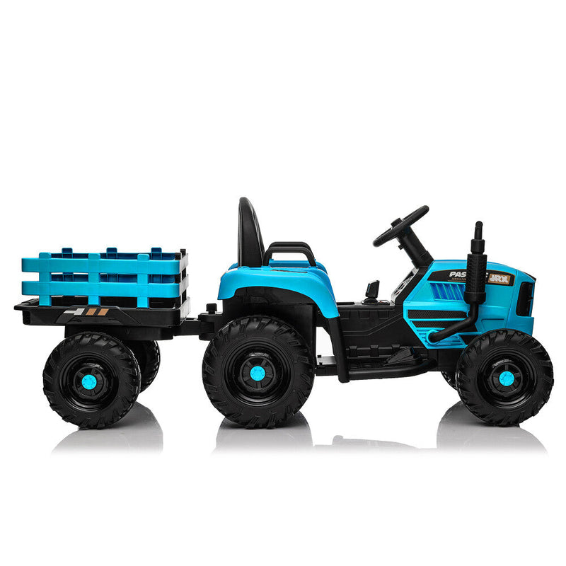 24V 400W Electric Ride-On Tractor Toy with Trailer