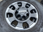 18" Ford F-250 F-350 OEM TREMOR rims wheels 10482 tires DURATRAC R/T 35" Texas Truck Tire