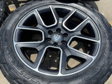 22" Dodge Ram 1500 OEM LIMITED Laramie wheels rims 2725 2684 NITTO 33" Texas Truck Tire