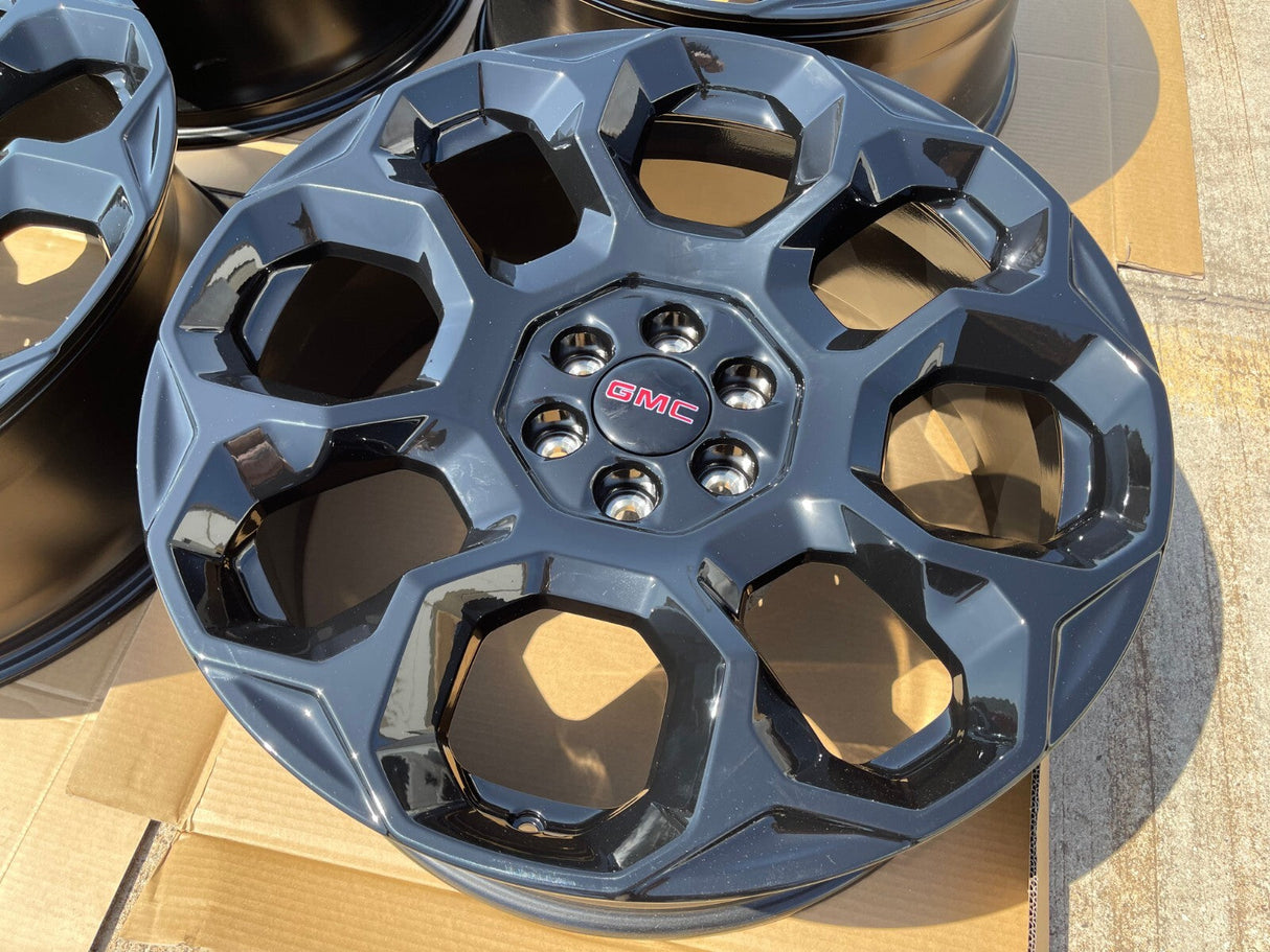 24" GMC Yukon Sierra Tahoe Cadillac Escalade V OEM wheels rims 2025 2026 NEW Texas Truck Tire