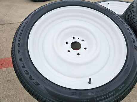 22" Chevy GMC Transport Steel OEM wheels rims Sierra Silverado Escalade NEW Texas Truck Tire