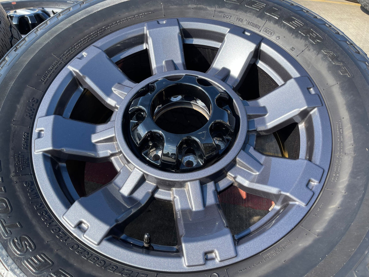20" Ford F-250 F-350 OEM gray Lariat 10485 10296 wheels rims tires DISCOUNTED Texas Truck Tire