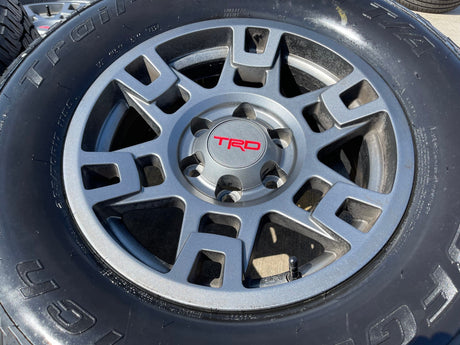 17" Toyota Tacoma 4Runner OEM wheels rims gray 75167 TRD FJ tires BFG NEW Texas Truck Tire