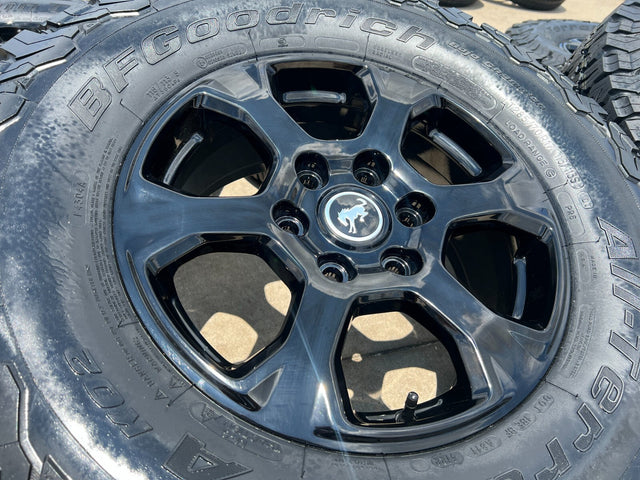 17" Ford Bronco SASQUACH wheels rims 10384 OEM Ranger 2024 2025 2026 NEW Texas Truck Tire