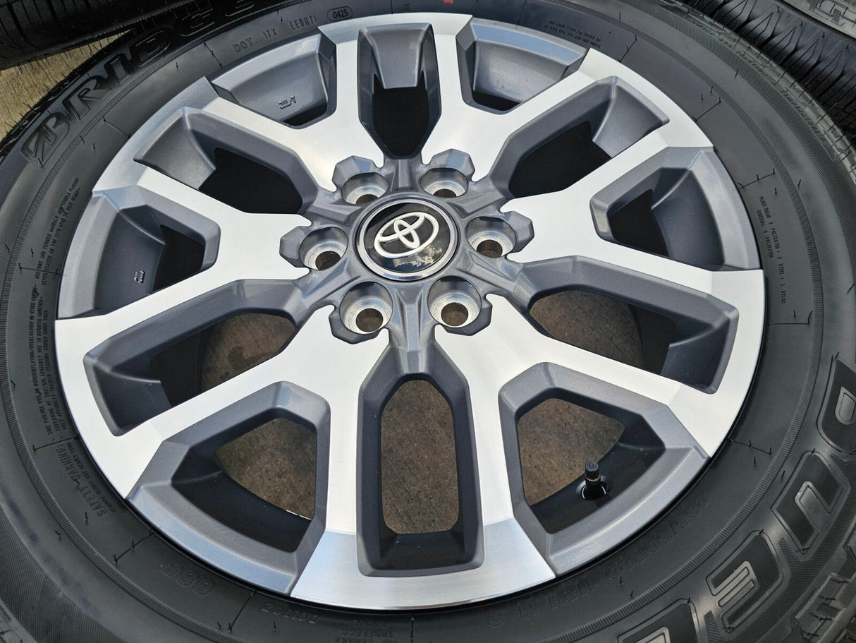 20" Toyota Tundra TSS TRD OEM wheels rims 75277 95359 Sequoia 2024 2025 2026 NEW Texas Truck Tire