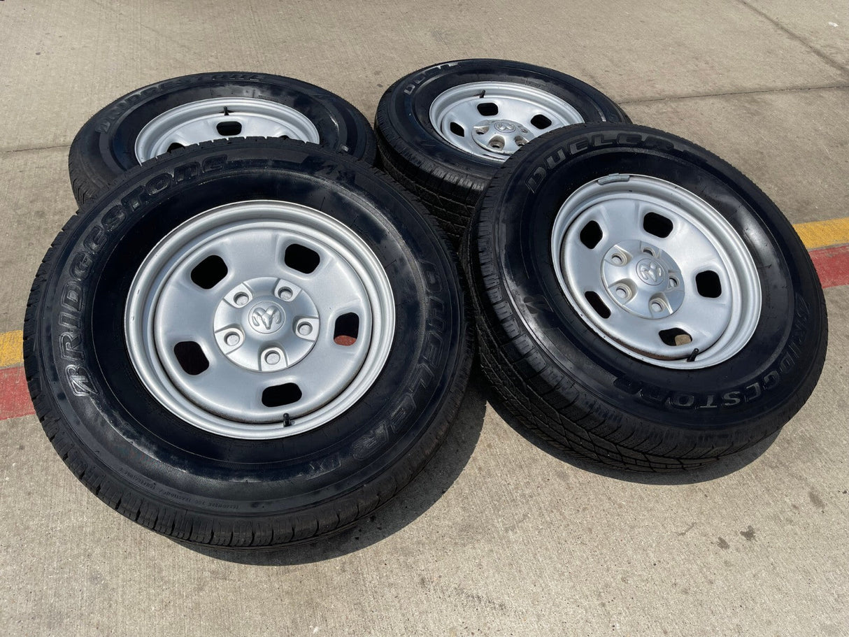 17" Dodge Ram 1500 OEM wheels rims 2449 5x139 5x5.5 tires BRIDGESTONE Texas Truck Tire