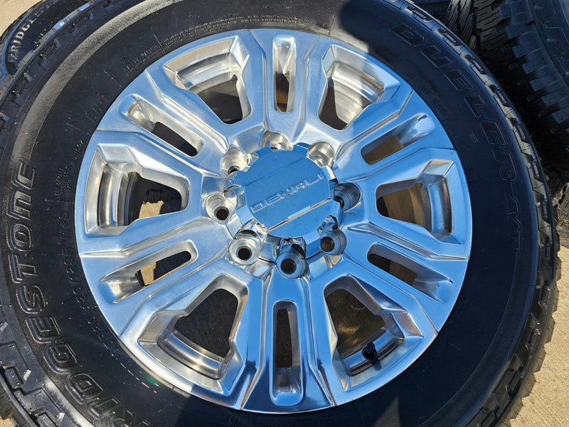 20" GMC Sierra Denali 2500 3500 OEM 5957 wheels rims tires 2023 2024 2025 2026 Texas Truck Tire