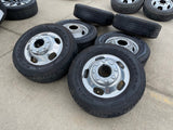 17" Ford F-350 Dually OEM 10477 10478 rims wheels 2023 2024 2025 GOODYEAR Texas Truck Tire