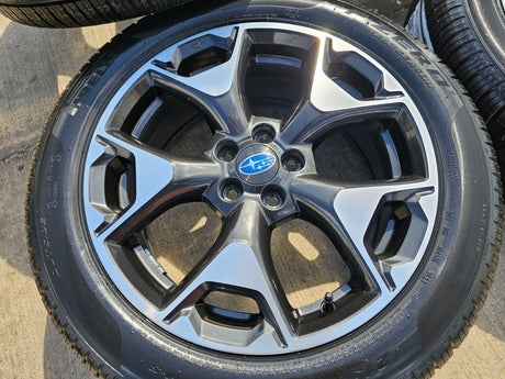 17" Subaru XV Crosstrek OEM 68855 wheels rims tires 2022 2023 2024 2025 2026 NEW Texas Truck Tire