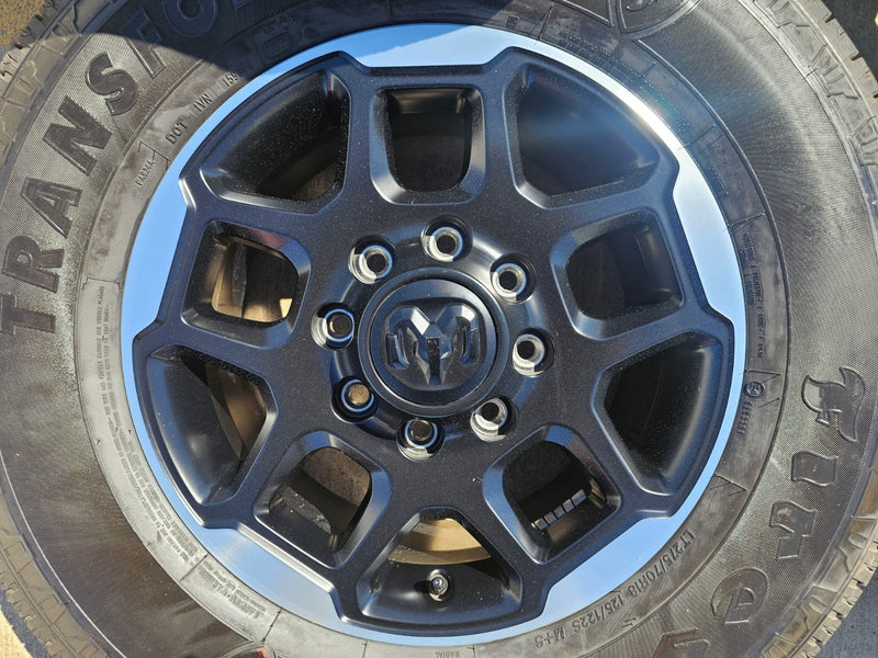 18" Dodge Ram 2500 3500 OEM 68629288 wheels rims FIRESTONE HT2 2025 2026 Texas Truck Tire