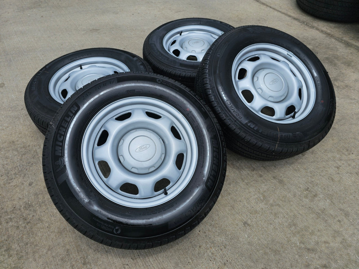 17" Ford F-150 OEM rims wheels 3857 tires steel 2023 2024 2025 2026 MICHELIN NEW Texas Truck Tire