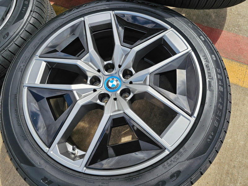 19" BMW OEM 5 Series wheels rims 86710 5x112 G60 i5 2024 2025 2026 NEW GOODYEAR Texas Truck Tire