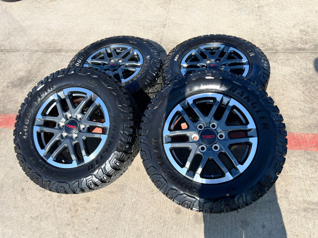 18" Toyota Tacoma 4Runner TRD OEM 10641 wheels rims 2026 NEW DURATRAC A/T Texas Truck Tire