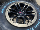 18" GMC Sierra Chevy Silverado OEM Beadlock wheels rims Canyon Colorado NEW BFG Texas Truck Tire