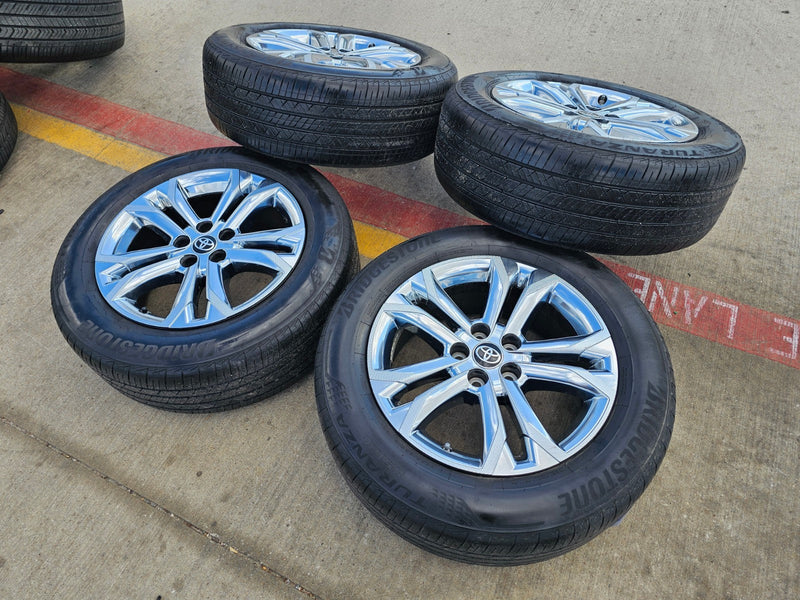 18" Toyota Sienna XSE OEM 69149 wheels rims Camry Avalon Lexus 2024 2025 2026 Texas Truck Tire