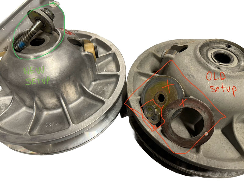 Scrambler 850 (2015-16) 1000XP (2014-16) Secondary Clutch HL Harvey's ATV Parts
