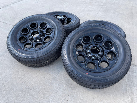 20" Ford F-250 F-350 OEM black Lariat 10299 10484 wheels rims 2024 2025 2026 NEW Texas Truck Tire