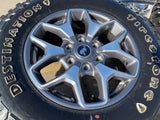 17" Ford Bronco wheels rims SASQUATCH 95229 10387 Ranger NEW FIRESTONE M/T Texas Truck Tire