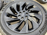 22" Lincoln Navigator OEM 10665 rims wheels BLACK LABEL 2025 2026 MICHELIN NEW Texas Truck Tire