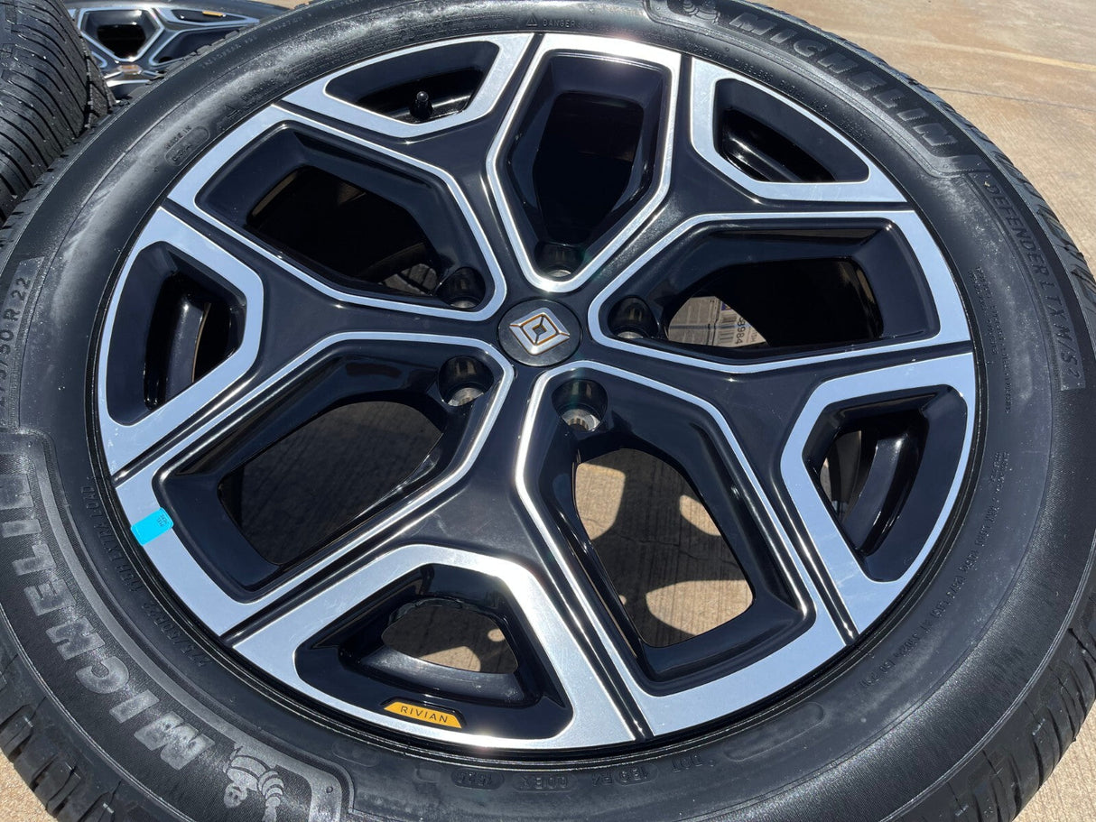 22" Rivian R1T R1S OEM wheels rims tires 2022 2023 2024 2025 2026 NEW MICHELIN Texas Truck Tire