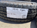 (5) 255/75/17 Bridgestone Dueler A/T tires Jeep Wrangler Ford Bronco Texas Truck Tire