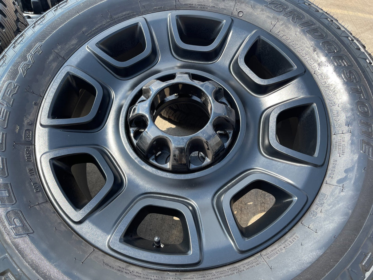 20" Ford F-250 F-350 OEM Lariat Platinum wheels rims 10486 tires 2025 2026 NEW Texas Truck Tire
