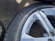 22" GMC Yukon DENALI OEM wheels rims 5667 tires Sierra CHROME PIRELLI Texas Truck Tire