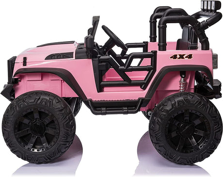2 Seater Electric Kids Ride On Truck Car with Parent Remote Control and LED Lights - 24V 2x200W