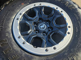 17" Ford Bronco SASQUATCH wheels rims BEADLOCK 10388 Ranger GOODYEAR M/T Texas Truck Tire