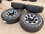 18" Ford F-250 F-350 OEM TREMOR rims wheels 10482 tires 35" DURATRAC A/T Texas Truck Tire