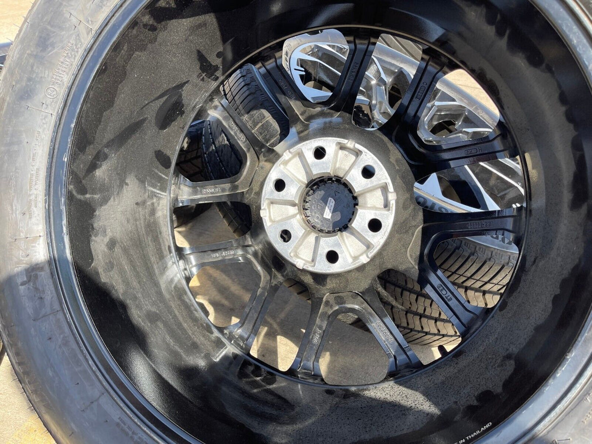 22" Chevy Silverado GMC OEM Replica Yukon Tahoe 14079 wheels rims tires Texas Truck Tire