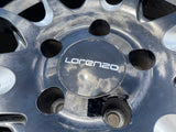 18x8 18" Lorenzo WL036 wheels rims tires 5x4.5 5x114.3 Camry Accord Mustang Texas Truck Tire
