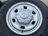 17" Ram 2500 3500 Laramie Power Wagon OEM 2497 wheels rims 2024 2025 2026 NEW Texas Truck Tire