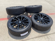 20" Cadillac XT4 OEM black wheels rims 2023 2024 2025 2026 NEW Texas Truck Tire