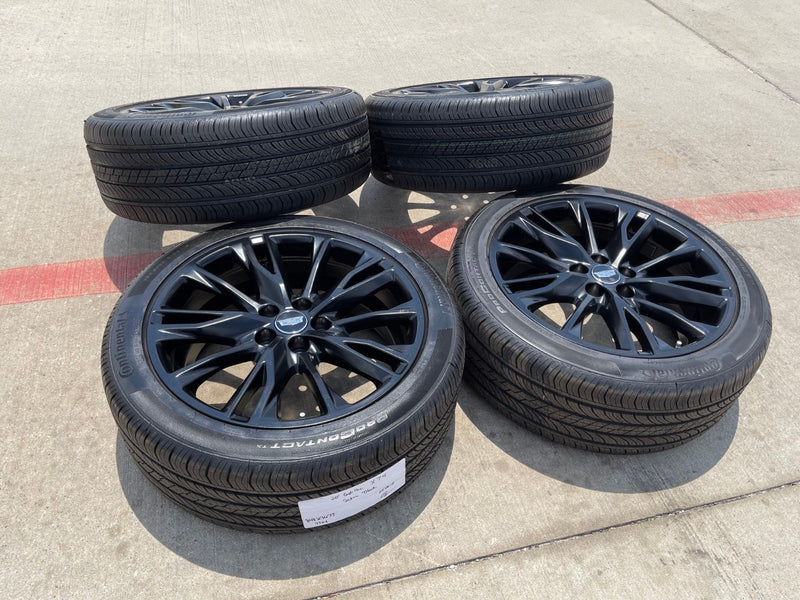 20" Cadillac XT4 OEM black wheels rims 2023 2024 2025 2026 NEW Texas Truck Tire